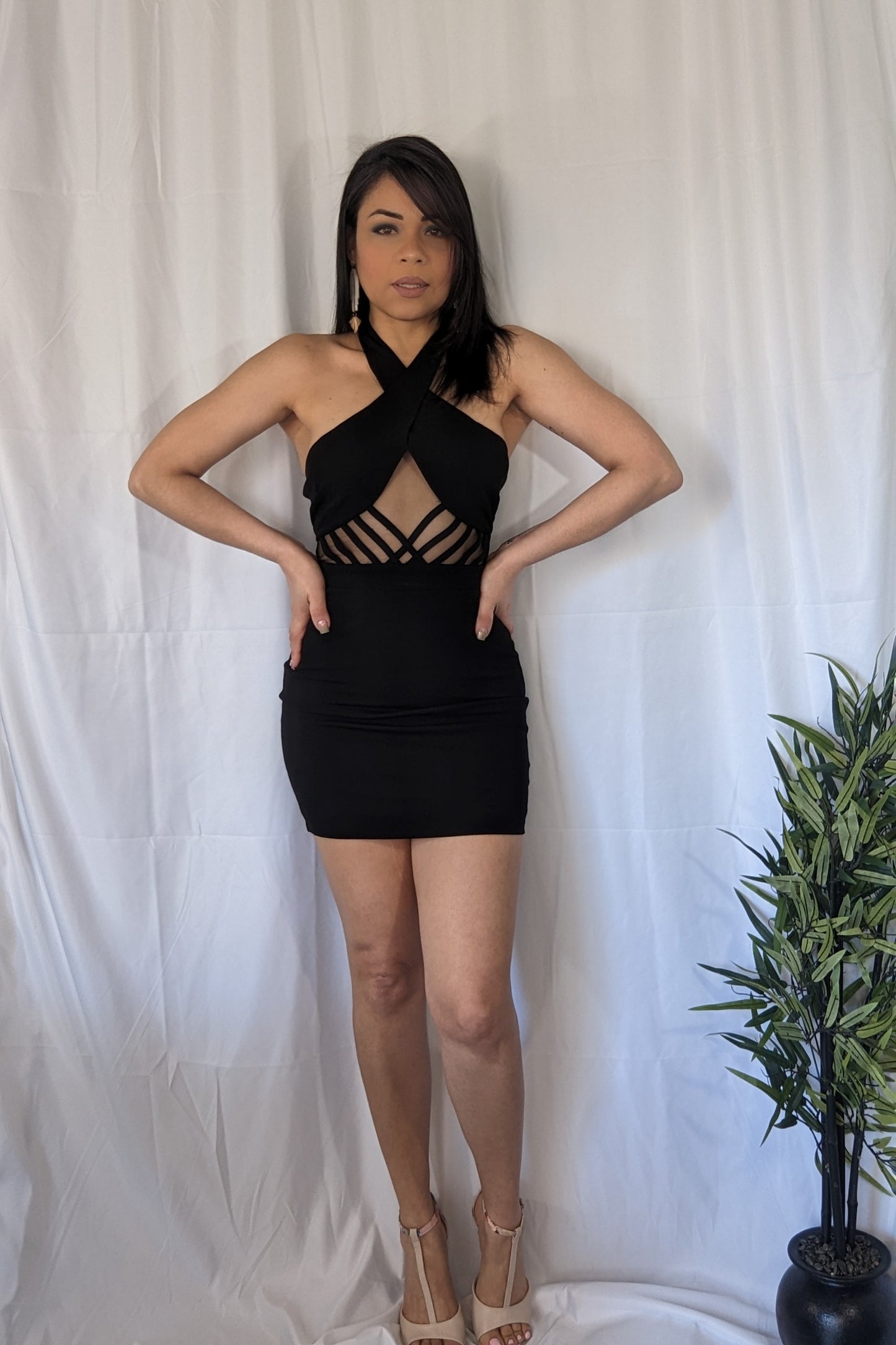Cross Neck Mesh